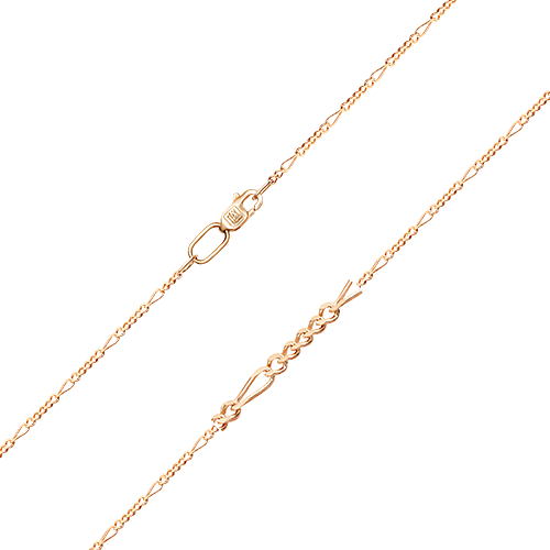 Цепь плетения "Фигаро" из золота Артикул 21-3903-040-1110-17