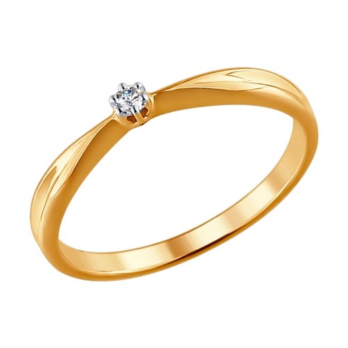 Кольцо Помолвочное из золота от бренда «Sokolov» Артикул 1011343