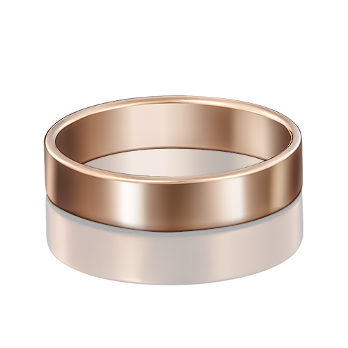 Обручальное кольцо из красного золота Артикул 01-3460-00-000-1110-11