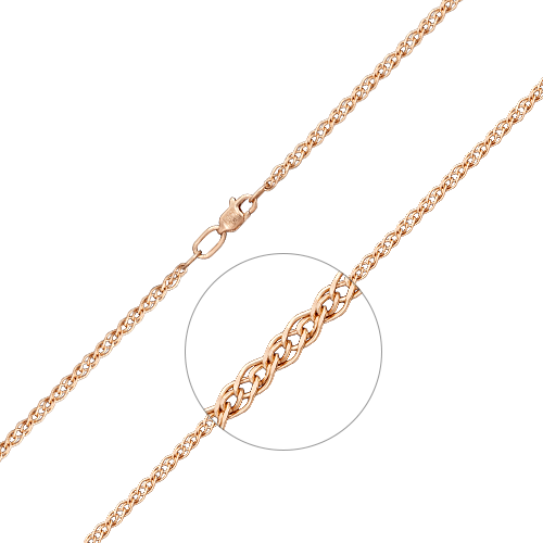 Цепь плетения "Нонна" из золота Артикул 21-0503-040-1110-17