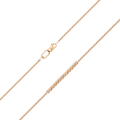 Цепь плетения "Панцирное" из золота Артикул 21-0103-040-1110-17
