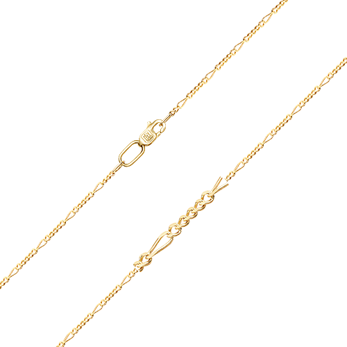 Цепь плетения "Фигаро" из золота Артикул 21-3913-040-1130-17