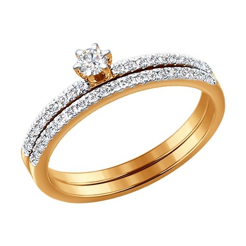 Кольцо Помолвочное из золота от бренда «Sokolov» Артикул 1011064