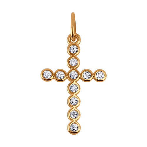 Крест из золота от бренда «Sokolov» Артикул 034327