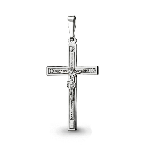 Крест из золота от бренда «Аквамарин» Артикул 10321