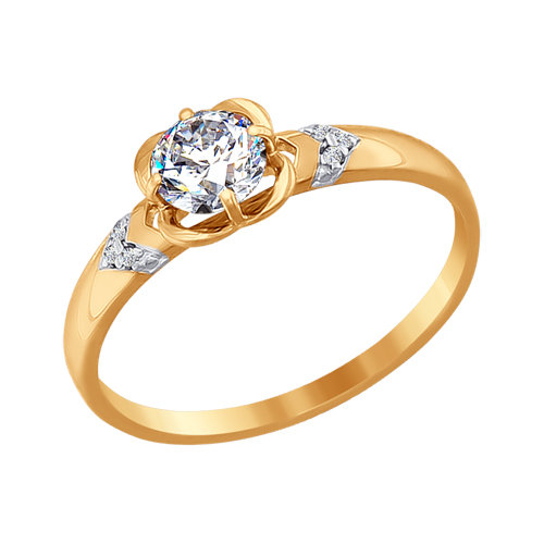 Кольцо Помолвочное из золота от бренда «Sokolov» Артикул 016545