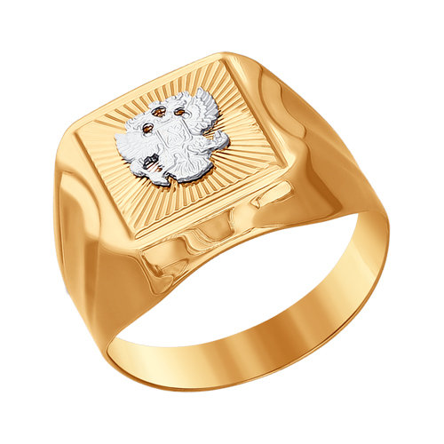 Кольцо Печатка из золота от бренда «Sokolov» Артикул 014021