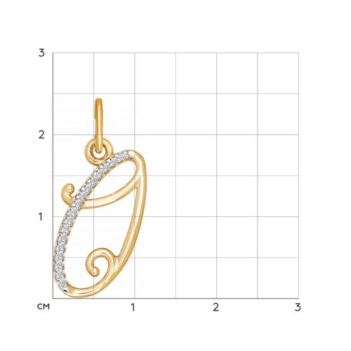 Подвеска Золото 585 Артикул 034537