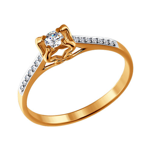 Кольцо Помолвочное из золота от бренда «Sokolov» Артикул 1011329