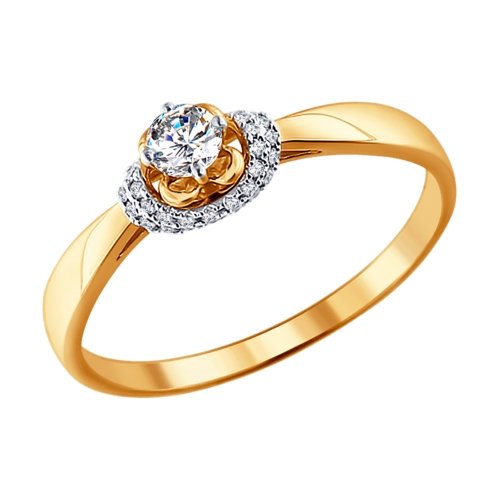 Кольцо Помолвочное из золота от бренда «Sokolov» Артикул 1011107