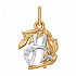 Подвеска из золота от бренда «Sokolov» Артикул 030028