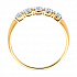 Кольцо из золота со Swarovski Zirconia Артикул 81010281