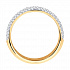 Золотое кольцо c бриллиантами Артикул 1010255