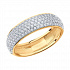 Золотое кольцо c бриллиантами Артикул 1010255