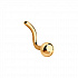 Золотое украшение для пирсинга носа Артикул 060053
