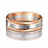 Обручальное кольцо из комбинированного золота Артикул 01-3490-00-000-1111-39