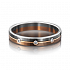 Обручальное кольцо из комбинированного золота с фианитами Артикул 01-3507-00-401-1111-21