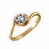 Кольцо Помолвочное из золота Артикул 01-114446