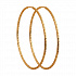 Серьги конго из золота с алмазной гранью Артикул 140140