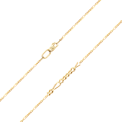 Цепь плетения "Фигаро" из золота