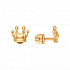 Серьги Пусеты из золота от бренда «Sokolov» Артикул 026955