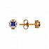 Серьги Пусеты из золота от бренда «Sokolov» Артикул 2020276