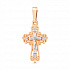 Крест из золота от бренда «Аквамарин» Артикул 20472