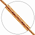Цепь плетения "Снейк" из золота Артикул ЦПН21113025