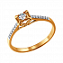 Кольцо Помолвочное из золота от бренда «Sokolov» Артикул 1011329