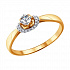 Кольцо Помолвочное из золота от бренда «Sokolov» Артикул 1011107