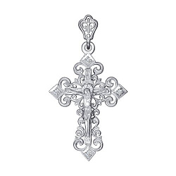 Крест из золота от бренда «Sokolov»