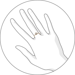 Помолвочное кольцо из комбинированного золота с бриллиантами Артикул 1011376